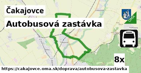 Autobusová zastávka, Čakajovce