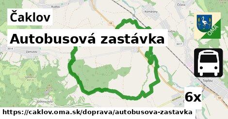 Autobusová zastávka, Čaklov