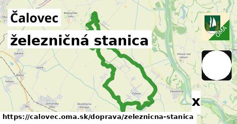 železničná stanica, Čalovec