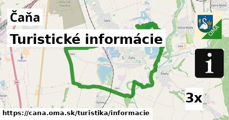 Turistické informácie, Čaňa