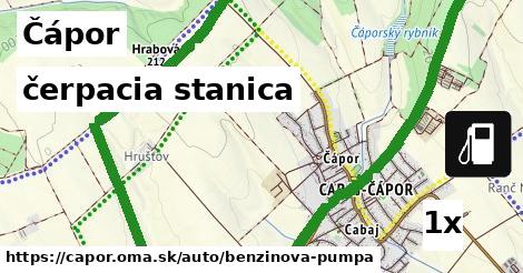 čerpacia stanica, Čápor