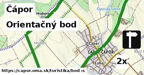 orientačný bod v Čápor