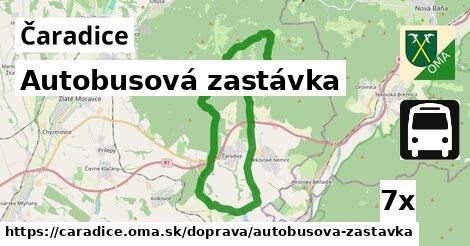 Autobusová zastávka, Čaradice