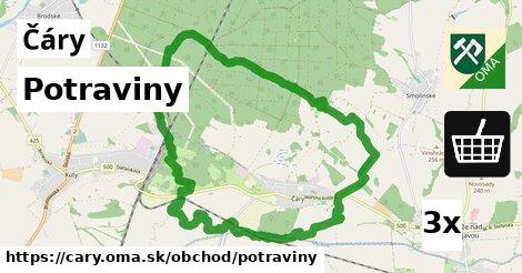 Potraviny, Čáry