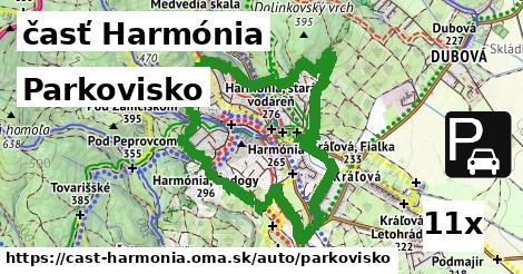 Parkovisko, časť Harmónia