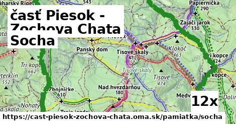 Socha, časť Piesok - Zochova Chata