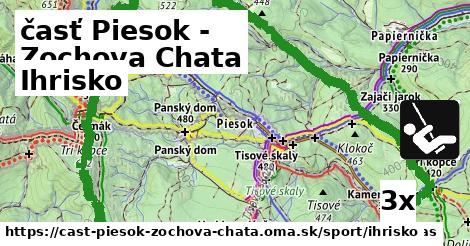 Ihrisko, časť Piesok - Zochova Chata