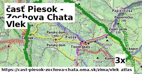 Vlek, časť Piesok - Zochova Chata