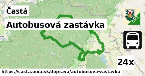 Autobusová zastávka, Častá