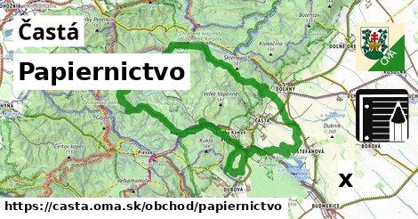 Papiernictvo, Častá
