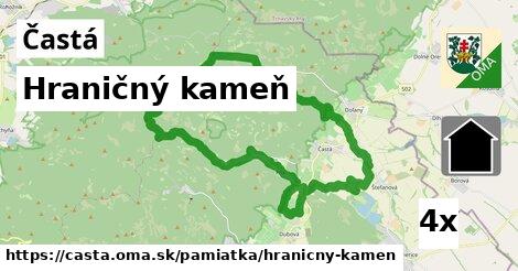 Hraničný kameň, Častá