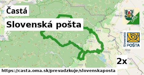 Slovenská pošta, Častá