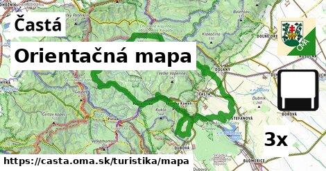 Orientačná mapa, Častá