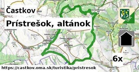 Prístrešok, altánok, Častkov