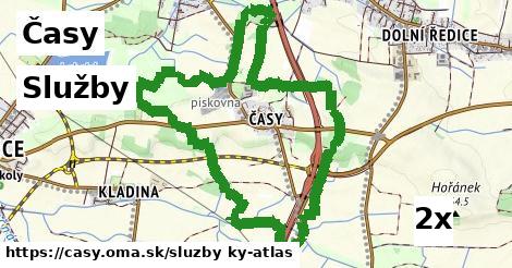 služby v Časy