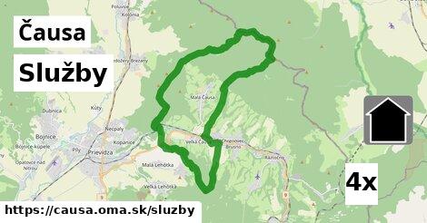 služby v Čausa