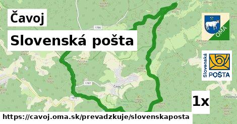 Slovenská pošta, Čavoj