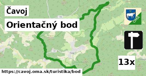 Orientačný bod, Čavoj