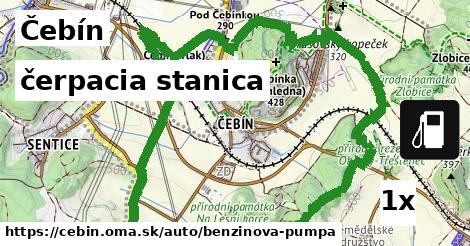 čerpacia stanica, Čebín