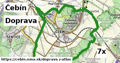 doprava v Čebín