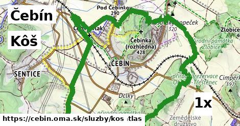 Kôš, Čebín