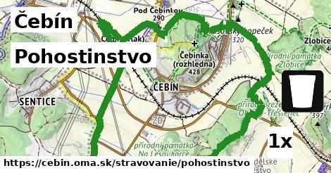 Pohostinstvo, Čebín