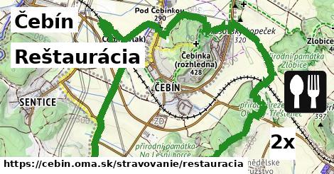 Reštaurácia, Čebín