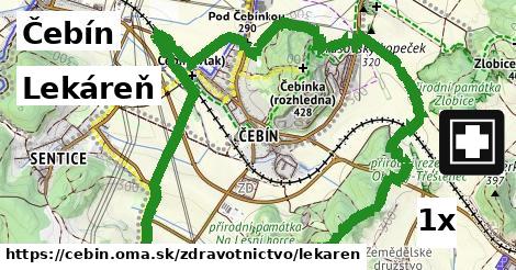 Lekáreň, Čebín