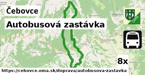 Autobusová zastávka, Čebovce