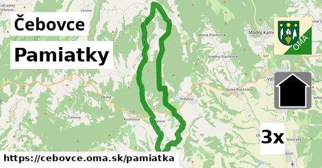 pamiatky v Čebovce