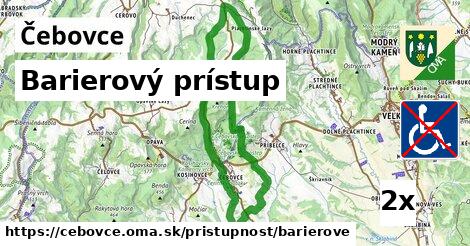 Barierový prístup, Čebovce