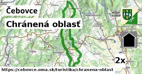 Chránená oblasť, Čebovce