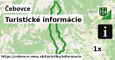 Turistické informácie, Čebovce