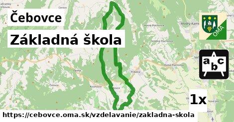 Základná škola, Čebovce