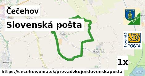 Slovenská pošta, Čečehov