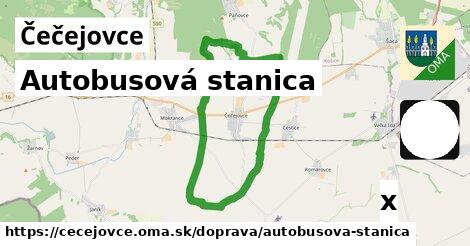 Autobusová stanica, Čečejovce