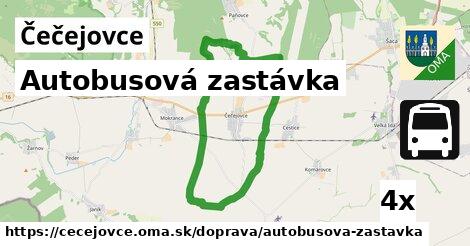 Autobusová zastávka, Čečejovce