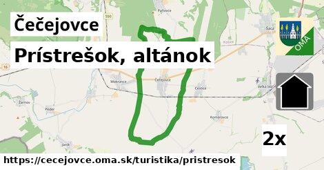 Prístrešok, altánok, Čečejovce