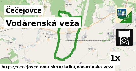 Vodárenská veža, Čečejovce