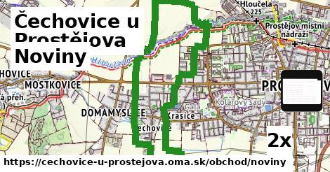 noviny v Čechovice u Prostějova