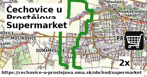 supermarket v Čechovice u Prostějova