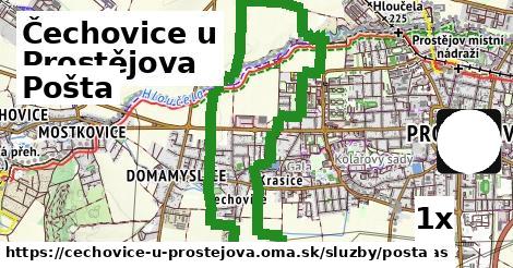 Pošta, Čechovice u Prostějova