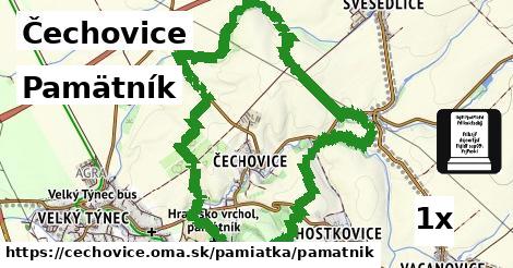 pamätník v Čechovice