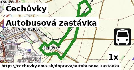 Autobusová zastávka, Čechůvky