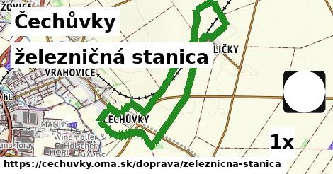 železničná stanica, Čechůvky