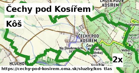 Kôš, Čechy pod Kosířem