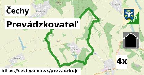 prevádzkovateľ v Čechy