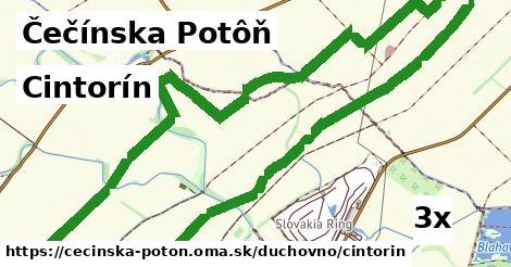 Cintorín, Čečínska Potôň