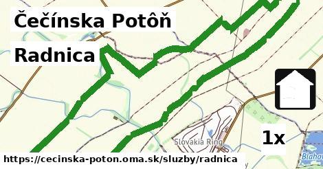 Radnica, Čečínska Potôň