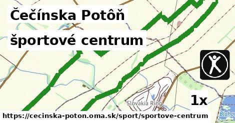 športové centrum, Čečínska Potôň